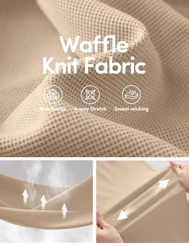 IUGA Wide Leg Pants Woman Pull on Stretchy Work Dress Pants High Waisted Business Casual Trousers Slacks Standard, Small, Light Khaki - Thumbnail 4