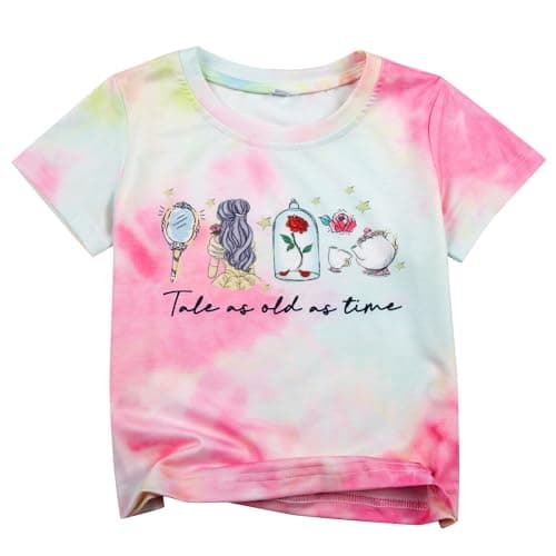 Magic Shirts for Girls Magical Castle Shirt Cute Vacation Trip Tops Summer Clothes - Image 1