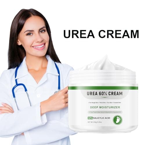 YAFUSIPE Urea Cream 60 Percent For Feet Maximum Strength Plus Salicylic Acid 2%, Tea Tree Foot Lotion For Dry Feet, Foot Cream Intensive Repair Foot Moisturizer 5.29oz - Thumbnail 4