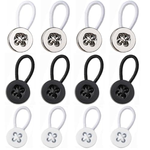 Nebubag 8PCS Collar Extenders For women & Mens Shirts,20L Alloy Button Extender For Dress Shirts Neck Collar Cuffs (12pcs) - Image 1