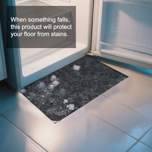 BETAGT 2 Pcs Refrigerators Mat, Multifunctional Home Appliance Waterproof Slip Resistant Mat, Absorbent Household Equipment Pad for Protect Refrigerators Washing, Machine and Floors, 36" X 36" - Thumbnail 6