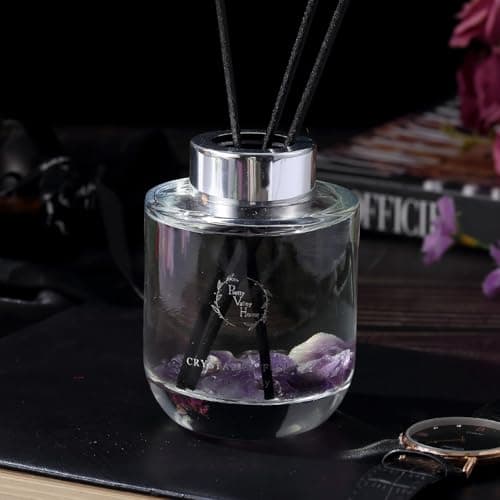 Reed Diffuser Set, Pretty Valley Home Diffuser 100Ml / 3.52 fl OZ Gift Box - Includes Reed Diffuser Sticks, Long Lasting Fragrance Oil and Glass Bottle for Office Living Room Decor (Tranquility) - Thumbnail 3