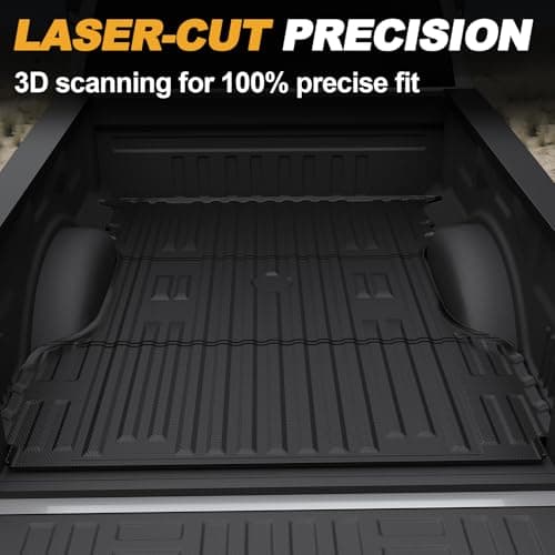 Lumway Truck Bed Mat for Ford F250 F350 F450 Super Duty 1999-2016 (NOT for Drop-in), All Weather Truck Bed Liner for F-250 F-350 F-450 Accessories, 6.8FT 81.9'' TPE Heavy Duty Cargo Liner Truck Mat - Thumbnail 2