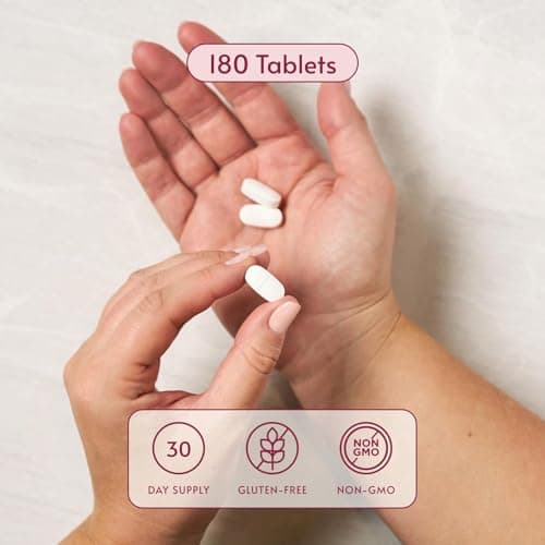 Bariatric Advantage Non Chewable Calcium Citrate 600 mg Calcium - for Bariatric Surgery Patients - Vitamin D3 - Mineral Supplements - 180 Tablets - Thumbnail 3