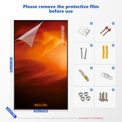 WETCEAOM Display Wallboard Compatible with Lego Technic McLaren MCL39 42228 Car Display, Wall Frame Compatible with Lego Car Wall Mount Display (No Model, Only Frame) - Thumbnail 3