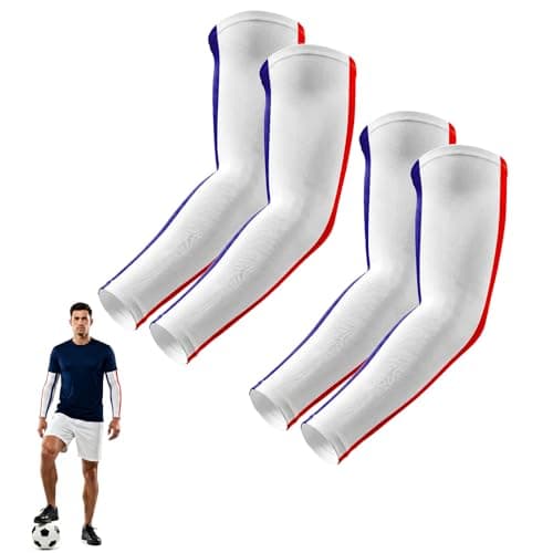 Aegend Arm Sleeves for Men Father's Day, Mundial 2026,Sports France Flag Arm Sleeves for Baseball Football Basketball,Youth & Adult Sizes,2Pairs - Image 1