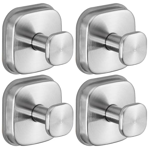 Supopular Suction Cup Hooks for Shower & Kitchen, 11LB Rustproof Towel Hook
