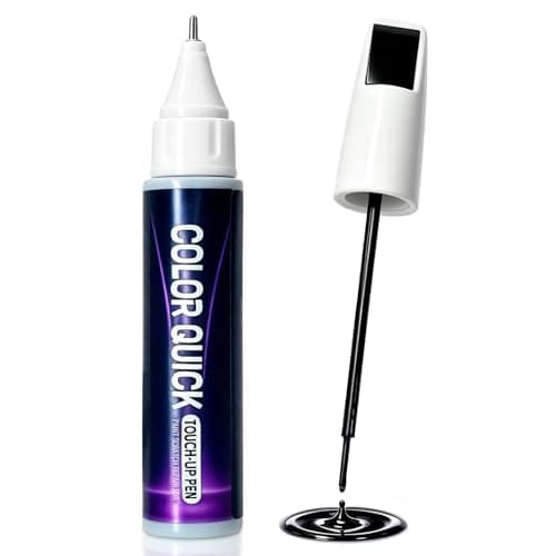 Black Touch Up Paint for Cars, 2-in-1 Car Scratch Remover Pen, Car Paint Scratch Repair Pen for Versatile Use, Fast-Drying, Easy to Use, Safe and Waterproof