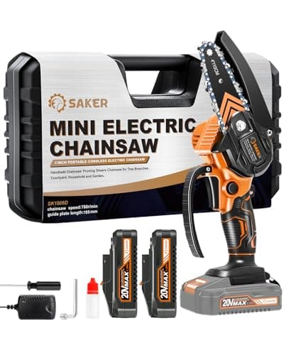 Saker Mini Chainsaw,2026 New Upgrade Portable Electric Chainsaws Cordless,Small Handheld Chain Saw Pruning Shears Chain Saws for Tree Branches,Courtyard and Garden - Image 1