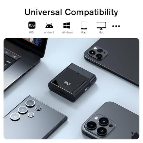 Rythflo Wireless Lavalier Microphone for iPhone/Android/iPad (2 TX + 2 RX + Charging Case), Mini Mic with Noise Reduction, 22H Battery, 131ft Range, Lapel Microphone for Video Recording, Vlog - Thumbnail 6