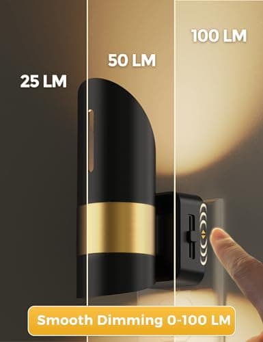 L LOHAS LED Night Light,Night Lights Plug into Wall, [2 Pack] Night Lights with Dusk to Dawn Sensor, Brightness Adjustable,3000K Soft White,Modern Nightlight for Adults Bathroom Hallway - Thumbnail 3