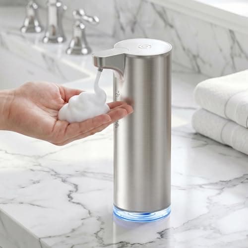 Automatic Soap Dispenser Touchless Foaming: Stainless Steel Free Touch