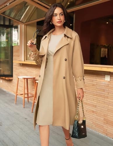 GRACE KARIN Women's Work Office Dress 2025,Business Pencil Bodycon Midi Dress,Church Vintage Sheath Ruched Dresses Apricot XXL - Thumbnail 3