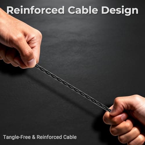 AzukiLife Black Wired Earbuds with Microphone for Laptop, 3.5mm Computer Headphones for Zoom Office, MacBook, Dell, HP, Chromebook, Clear Voice Call, Tangle-Free Corded Ear Buds with Case for Travel - Thumbnail 3