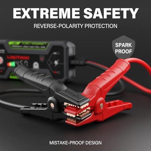 LOKITHOR J1350 PRO Jump Starter with ConnectMax, 1350 Amp LiFePO4 Jump Box for 6.5L Gas and 3.5L Diesel Engines, Car Jumper Starter Portable with 30W Two-Way Fast Charging and More 2000 Cycle Life - Thumbnail 5
