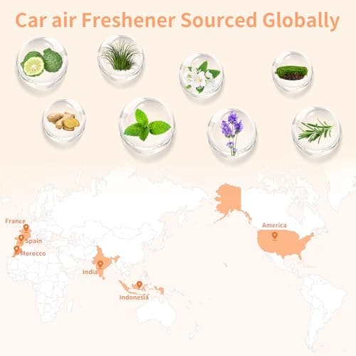 MISIJI Car Air Freshener | Air Fresheners Car Scents Diffuser with Odour Eliminator Technology | Long Lasting Scents Midnight Ice - Thumbnail 3