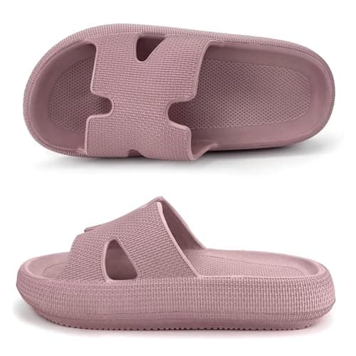 Haifago Cloud Pillow Sandals for Women Comfort Recovery Slides with Memory Foam, House Shower Slippers for Womens, Lightweight Thick Sole Indoor and Outdoor - Image 1