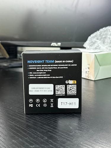 NOVSIGHT H8/H9/H11 Light Bulbs - 1:1 Mini Size H11 Fog Bulbs, 600% Bright 6500K White Fanless LED Light Bulbs, Easy Install, Plug and Play, Pack of 2 - Thumbnail 4