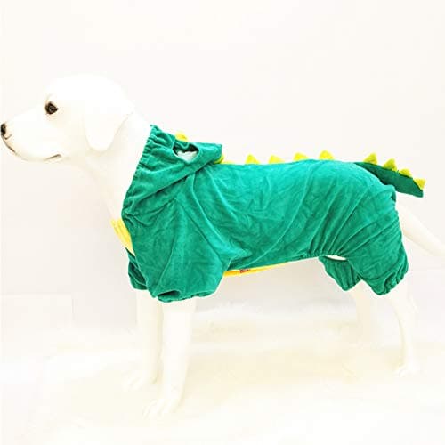 NACOCO Dog Dinosaur Design Costume Green Pet Clothes for Medium & Large Dog (Green, XXXL) - Thumbnail 2