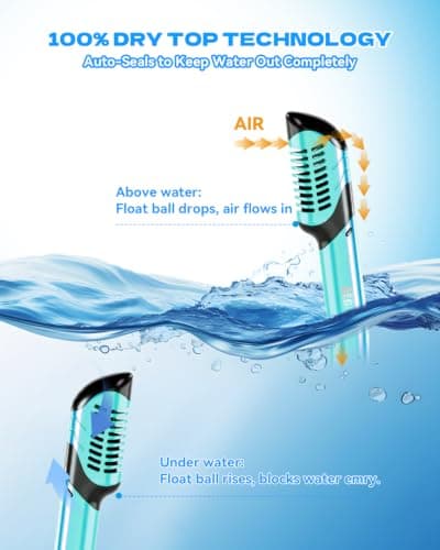Aegend Diving Dry Snorkel for Adult & Youth - Foldable Snorkeling Gear with Top Dry Valve, Perfect for Snorkeling, Freediving, Swimming and Scuba Diving (Cyan & Rose Red) - Thumbnail 3
