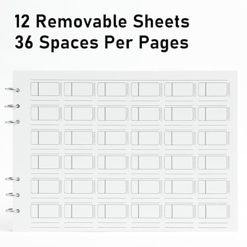 FLUNBRATO Watercolor Swatch Book 12 Sheets,100% Cotton Binder Bound 10.6 x 7.7 inch 140lb 300gsm Swatch Book for Watercolor Colored Pencils Oil Pastel Acrylic Markers & Mixed Media - Thumbnail 4