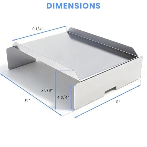 BCA012 Heat Baffle Diffuser Replacement Parts for Traeger Pro 22 Series, Pro Series 34, Tex Elite, Century 22, Heat Diffuser for Z Grill, for Camp Chef Pellet Smoker, Heavy Duty Heat Baffle for Smoker - Thumbnail 3