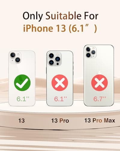 Sholbrak Designed for iPhone 13 Case Cute Cheetah Leopard Pattern Protective Phone Case Cover 6.1" Screen Protector + Camera Lens Protector【2X Military Grade Drop Tested / 6.6ft Drop Protection】 - Thumbnail 2
