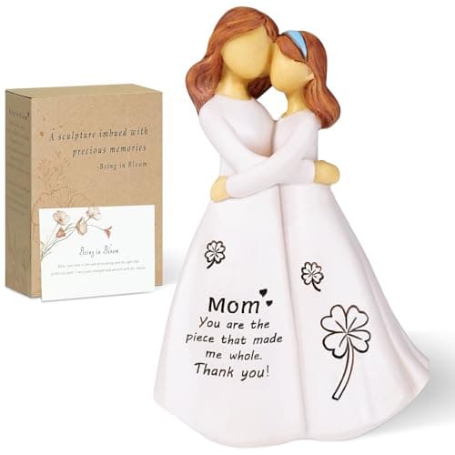 Being in Bloom Mom Birthday Gifts: 5.2” Mother and Daughter Resin Figurine - Sentimental Gift for Mom from Daughter - Mother’s Day and Christmas Keepsake - Image 1