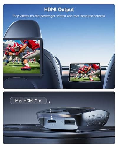 ATOTOOUT Magic Box - AI Box CarPlay & Android Auto Wireless, 4GB+32GB Support YouTube, Netflix, Prime Video, Disney+, Spotify w/HDMI-Out, Dual Wi-Fi & BT(5.4 & 4.2), USB Playback, AI-Powered, CB4DT - Thumbnail 3