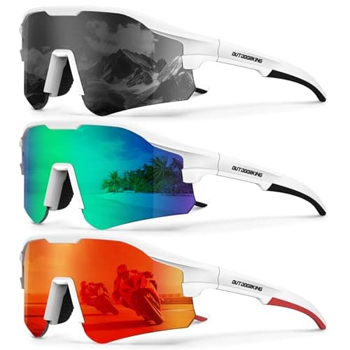 KALIYADI Mens-Sunglasses Polarized Running-Sunglasses: Sports Sun Glasses Men Women UV400 Protection for Cycling Fishing - Image 1