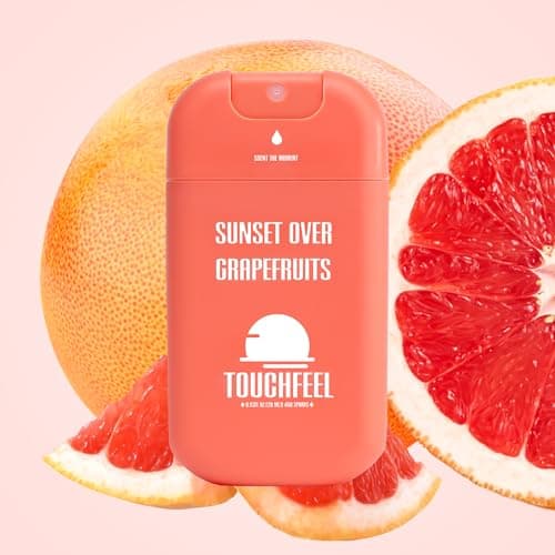 TOUCHFEEL Power Mist Hand Sanitizer Spray, Scented Hydrating Hand Sanitizers Travel Size Refillable, Pocket Portable 3-Pack (Forest Chime, Tides and Lilies, Sunset over Grapefruits) 0.93Fl Oz Each - Thumbnail 2