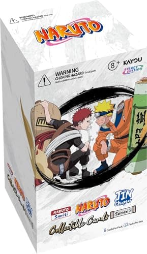KAYOU Naruto Smriti Collectible Card, Chapter Jin English Series 2, Display Box, 12 Blister Packs with Promo Card - Image 1