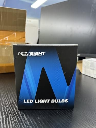 NOVSIGHT HB3/9005 HB4/9006 Light Bulbs - 1:1 Mini Size 9005 9006 Fog Bulbs Combo, 600% Bright 6500K White Fanless LED Light Bulbs, Easy Install, Plug and Play, Pack of 4 - Thumbnail 2