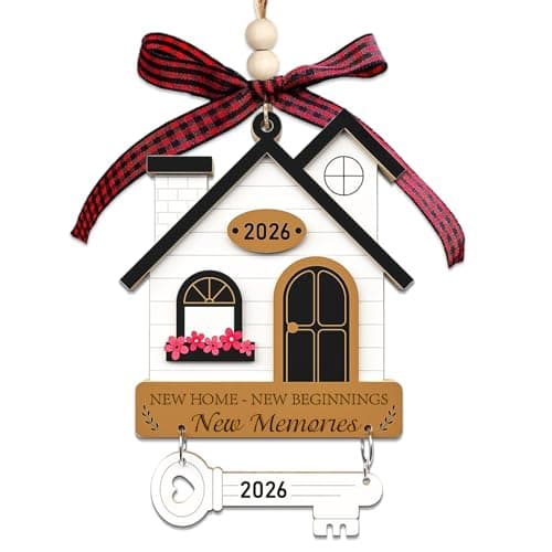 House Warming Gifts New Home, Housewarming Gifts for Women, Couple, Homeowners, House Gift Ideas - New Home Ornament 2026, First Home Ornament 2026 - Image 1