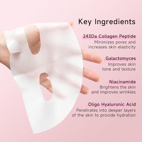 ORDIFEN Collagen Night Wrapping Mask for Glowing Skin, Overnight Wrapping Peel Off Facial Mask for Elasticity Hydration (Deep Collagen Hydrating Mask) - Thumbnail 4