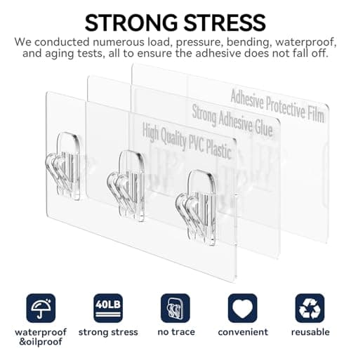 YASONIC Shower Caddy, 6 Pack Large Capacity shower Organizer with Soap Holder and 12 Hooks, Rustproof Shower Shelves for Inside Shower, No Drilling&Sleek Bathroom Organizers and Storage Grey - Thumbnail 6