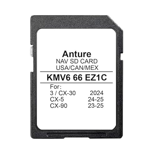 Anture 2025 Update Navigation SD Card for CX-5 (2024-2025), CX-30/3 Hatch (2024), CX-90 (23-25) - 32GB Offline GPS Map for Road Trips - No Signal Required, Works with HUD - Image 1