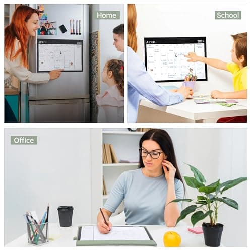 Bibiage Desk Calendar 2026 Jan to Dec with Plastic Cover, Large Desktop Calendar 12"x17" with to-do List, Wall Calendar Leather Hard Back, Large Ruled Block, Monthly Flip, Desk Decor, Office Supplies, Green - Thumbnail 5