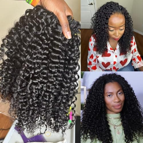 YWIGS Human Crochet Hair for Miracle Knots Water Wave 18" NC 100 Strands - Thumbnail 6