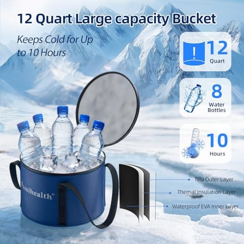Cold Therapy Machine, Portable Ice Machine for Knee After Surgery, Programmable Knee Replacement Recovery System for Post Surgery Recovery Sports Injuries Reduce Swelling (Blue) - Thumbnail 4
