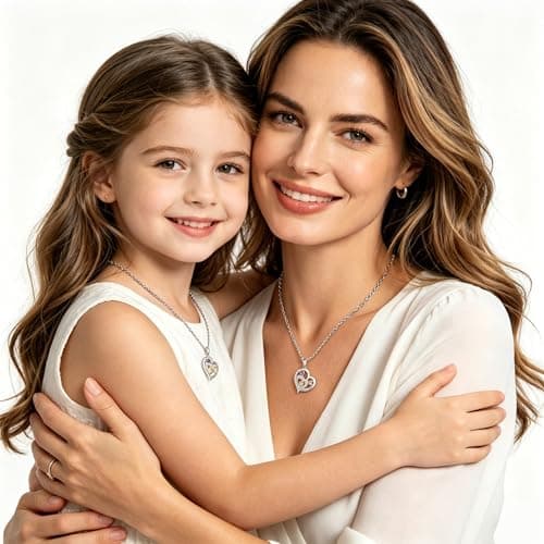 Zoesky Personalized Name Necklace with Birthstone, Sliver Tone 5A Cubic Zirconia Necklace for Women Custom Birthstone Necklace for Mother Daughter Jewelry for Christmas Birthday Mother Day Gift (3 Birthstones) - Thumbnail 4