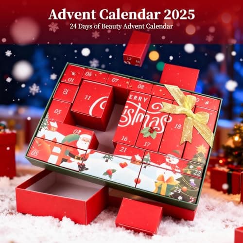 Advent Calendar 2026-24 Days of Luxury Bath & Body Gifts Set, Christmas Countdown Calendar Holiday Gifts, Skincare Beauty Gift Baskets - Thumbnail 6