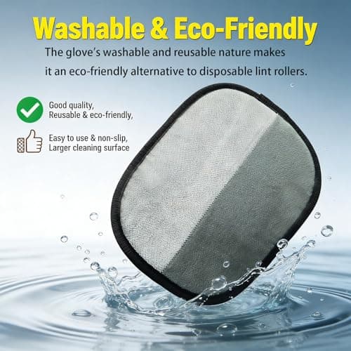 Pawsnheart Pet Hair Removal Glove for Cats & Dogs, Reusable Pet Glove for Dogs & Cats, Easy Hair Remover for Short and Long Fur, Pet Shedding Glove for Home Furniture Cleaning (2 Pcs) - Thumbnail 6