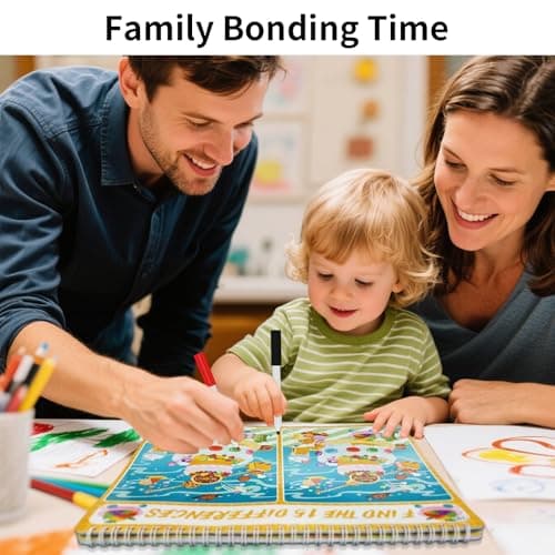 Elfew Reusable Activity Book for Kids Ages 4-8, 8-12, 30+ Brain Games for Kids, Reusable Puzzles Book for Kids - Thumbnail 4