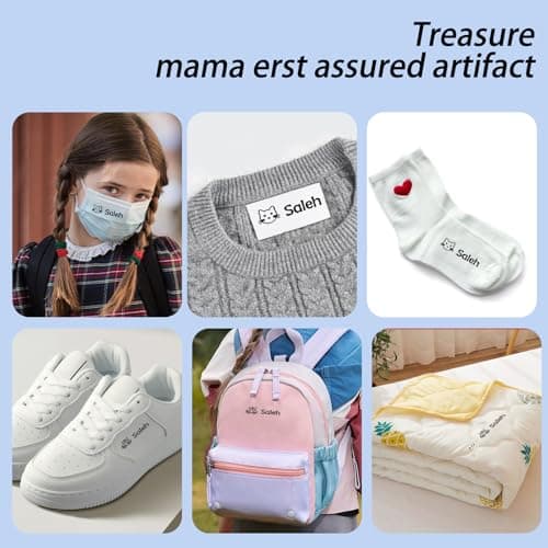 OCFTERY Personalized Name Stamp for Kids Clothing - Waterproof, Permanent Custom Clothing Stamp with Double-Sided Cute Cartoon Design - Ideal for Daycare, School & Laundry Labels - Thumbnail 5