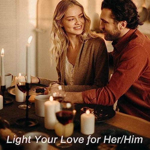 REIDEA Electronic Candle Lighter - USB Rechargeable with Security Lock, Windproof, Non-Slip Switch for Candle, Grill, Camping (Champagne Gold + White) - Thumbnail 6