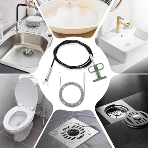 GDOMI 33 Inch Drain Snake Clog Remover,Flexible Grabber Claw Tool for Hair, Pipe & Kitchen Sink Drain - Thumbnail 5