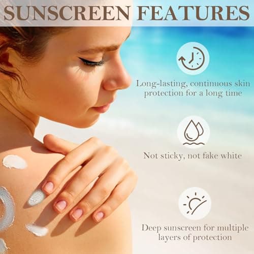 Beef Tallow Sunscreen for Face, Natural Reef Safe Sunblock for Face Body, Non Greasy Clean Travel Sun Screen Sunblock for Sunmmer Beach Outdoor Travel, 2.46 OZ - Thumbnail 5