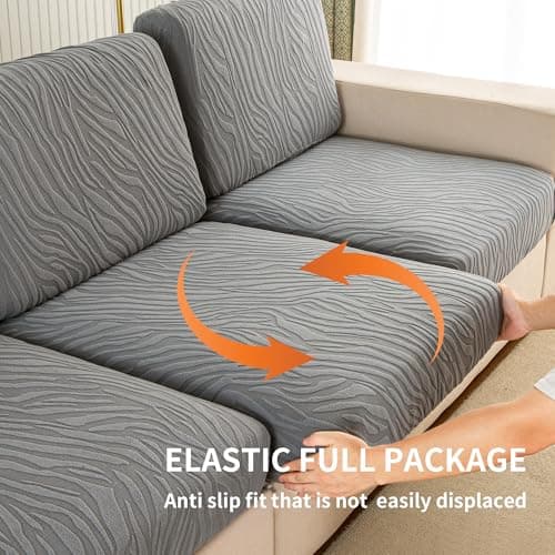 UWWGKK Modular Sofa Cover Sectional Couch Slipcovers for Dogs Pet Friendly - Thumbnail 4