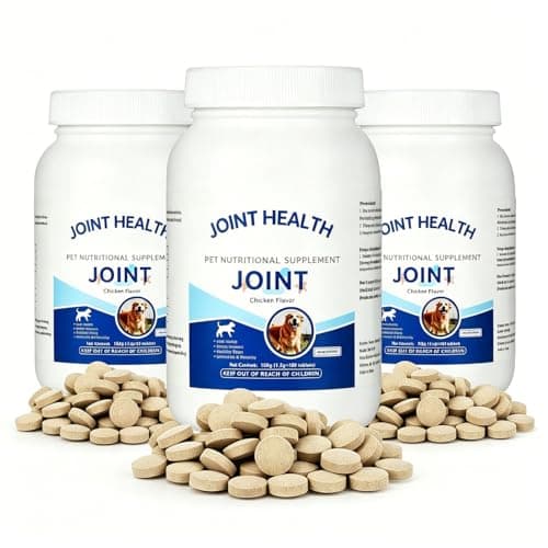 Gihen Dog Joint Health Supplement Chews, Chicken Flavor, 100 Tablets